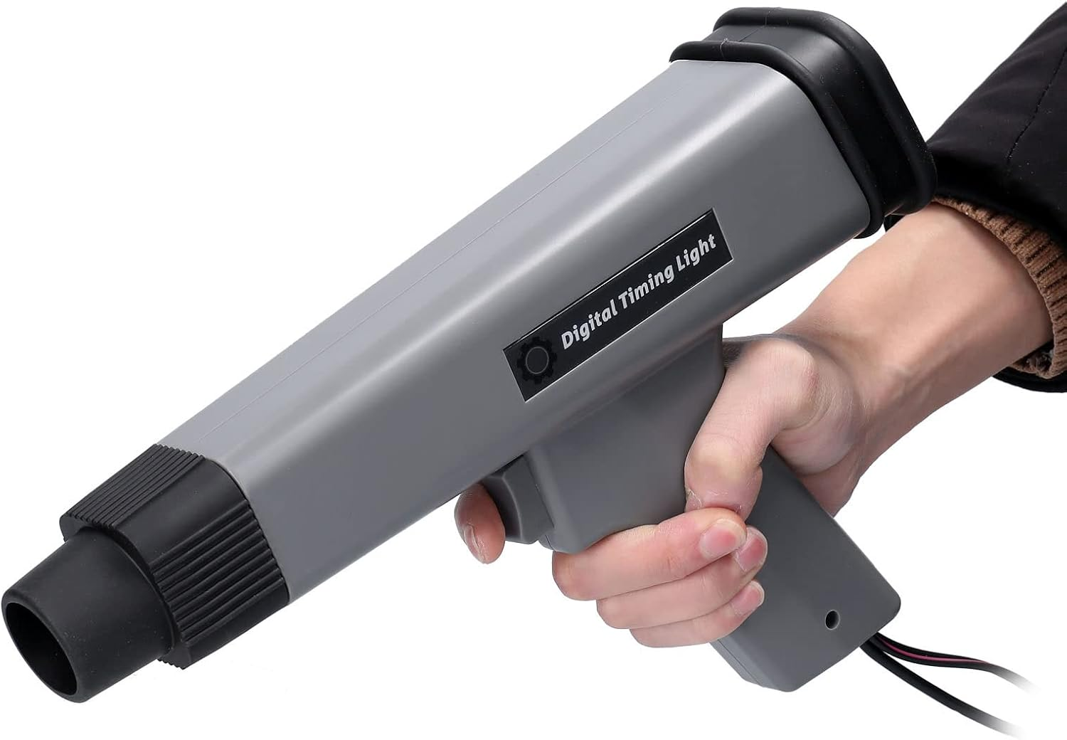 Oimzzr 12 V Professional Digital Display Inductive Timing Light Car Motorcycle Petrol Engine Ignition Timing Strobe Lamp Detector Auto Motorcycle Detection Diagnosis Tool