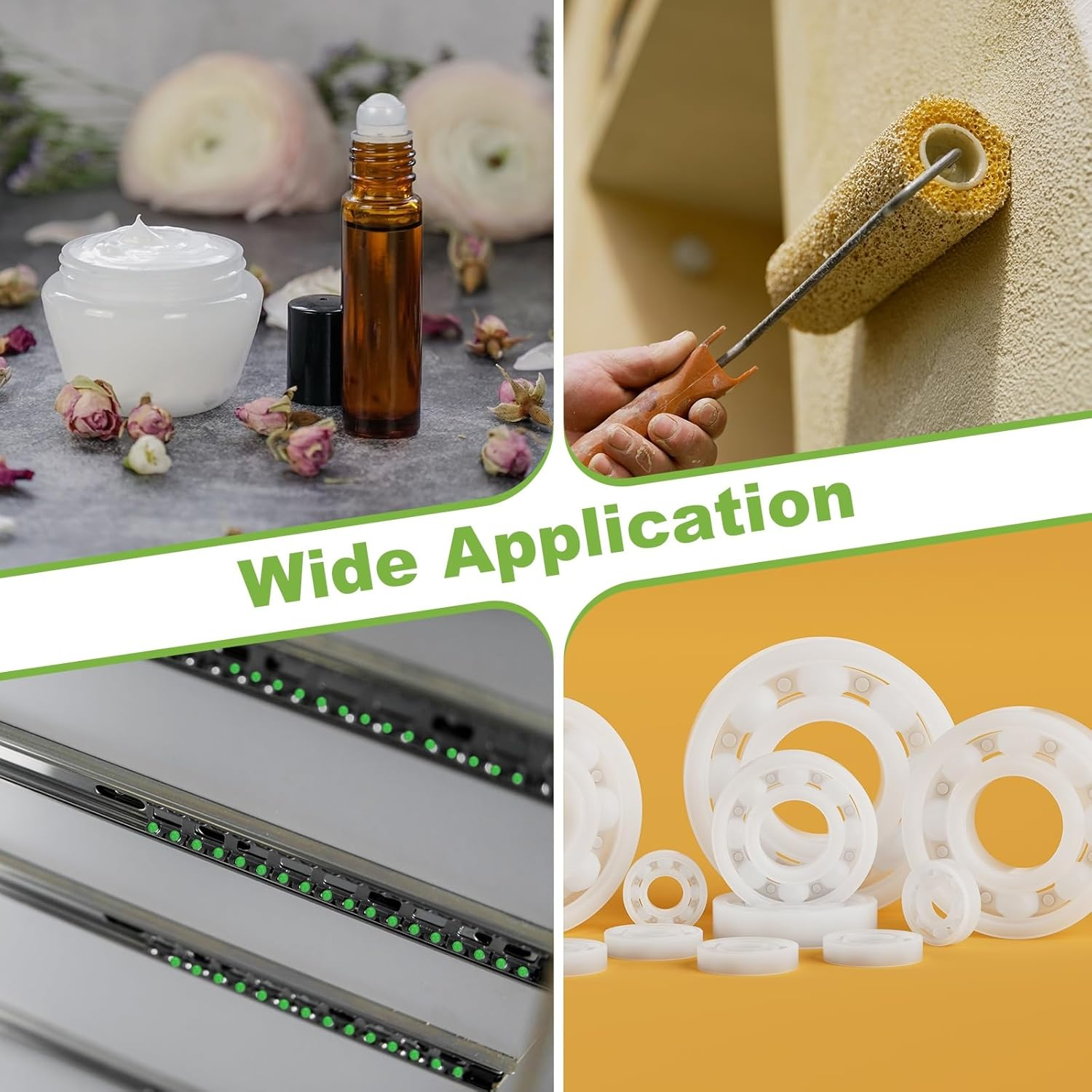 Uxcell 50Pcs POM Plastic Bearing Balls, 1/4" 6.35Mm Solid Plastic Balls, G2 Precision Polypropylene Mini Ball, Black