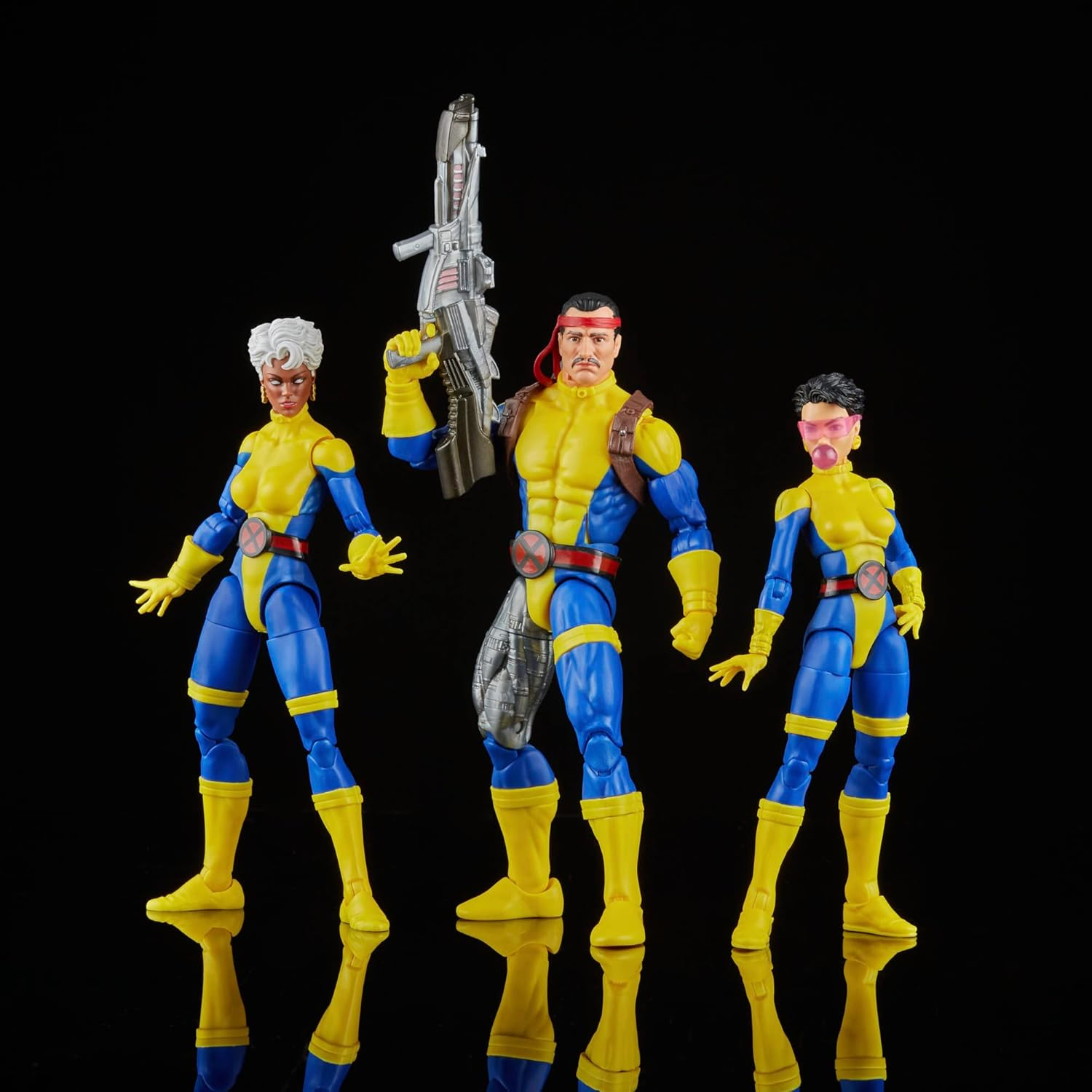 Marvel Hasbro Legends Series: &rsquo;S Forge, Storm, & Jubilee X-Men 60Th Anniversary Action Figure Set, 6 Inch Action Figures