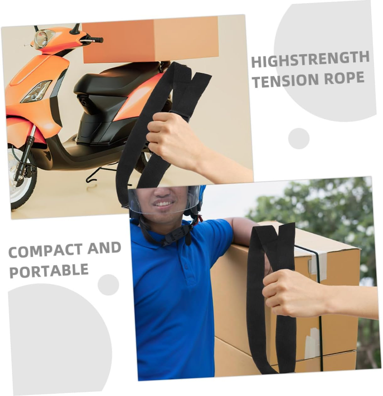 UPKOCH 2Pcs Adjustable Luggage Strap with for Suitcases Backpacks Waist Bags Secure Fastening Travel Compact Space-Saving Design Multifunctional Utility Strap image number 6