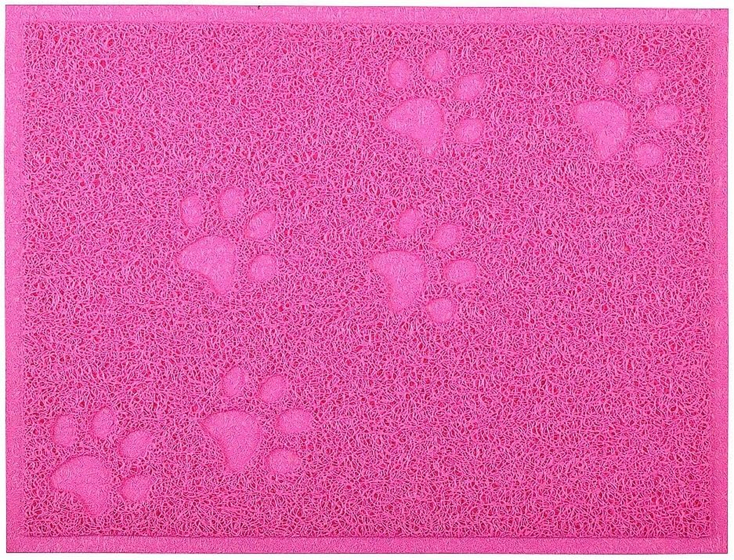 Cat Litter Box Debris Catcher Mat 16X12 Inches,4 Colors Available (Green) - Blue image number 5