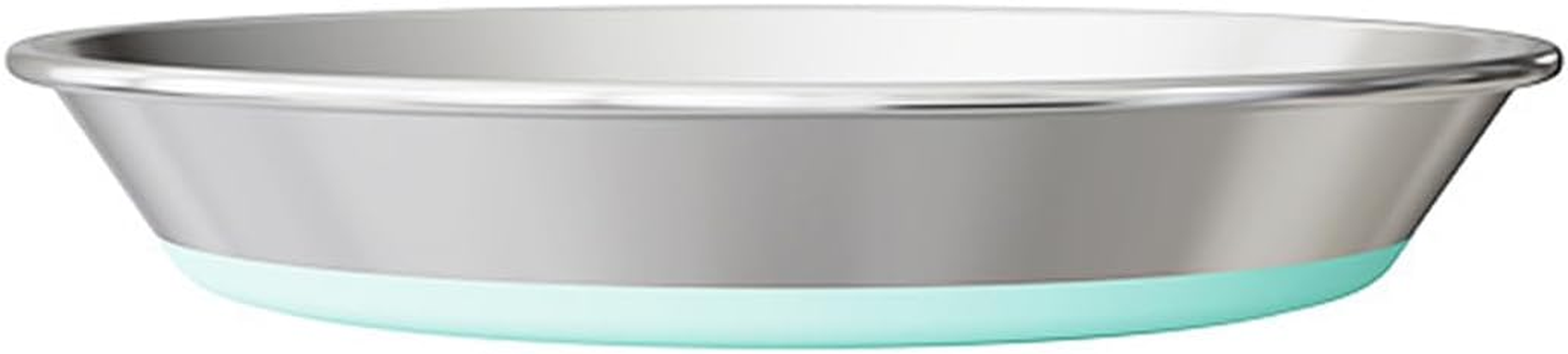 AIMALL Stainless Steel Cat and Dog Feeding Bowl with Anti-Slip Silicone Base, Shallow Wide Dish for Whisker Relief, Easy to Clean, for Wet and Dry Pet Food image number 2