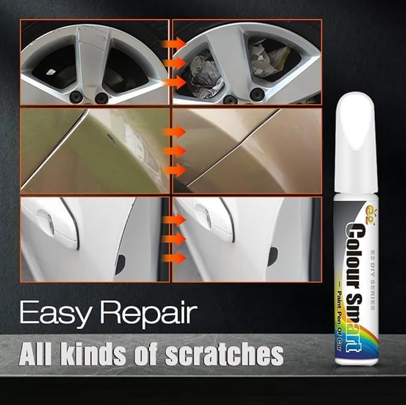 Car Scratch Remover Pen, 2025 New 2 in 1 Car Paint Scratch Repair, Upgrade Cars Scratch Remover Paste, Effective Scratch Repair Pen for Cars, Automotive Scratches Paint Pen (Gray) - Gray image number 3