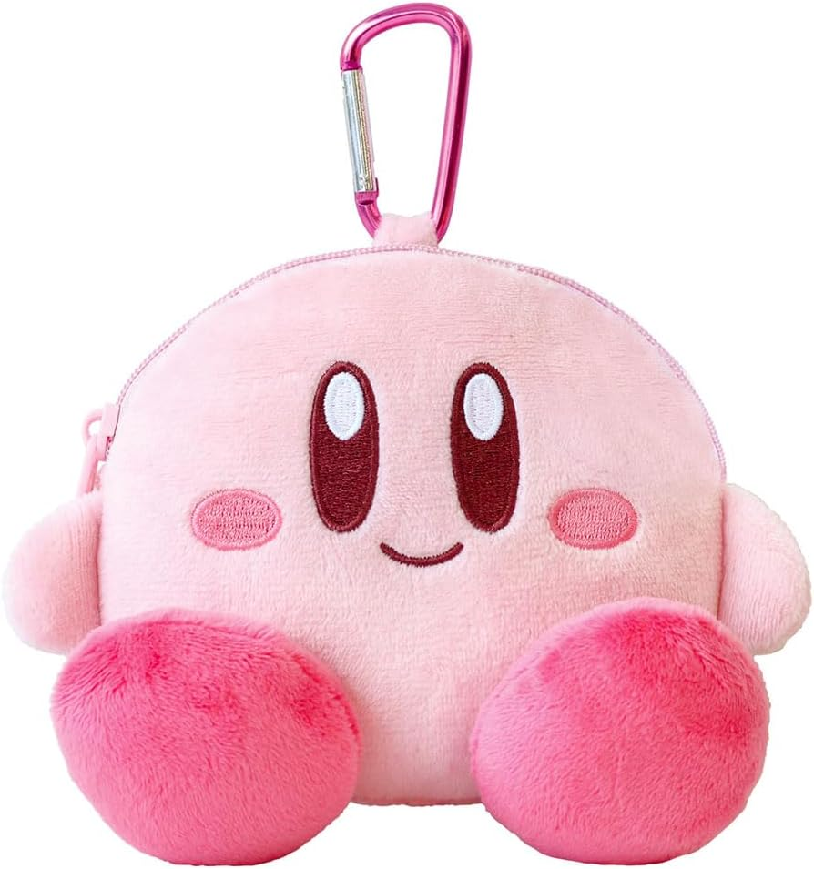 Tee'S Factory Kirby Plush Zipper Mascot with Carabiner, Approx. H 6.5 X W 5.5 X D 3.0 Inches (165 X 140 X 75 Mm) (Excluding Carabiner) HK-5546736KB image number 4