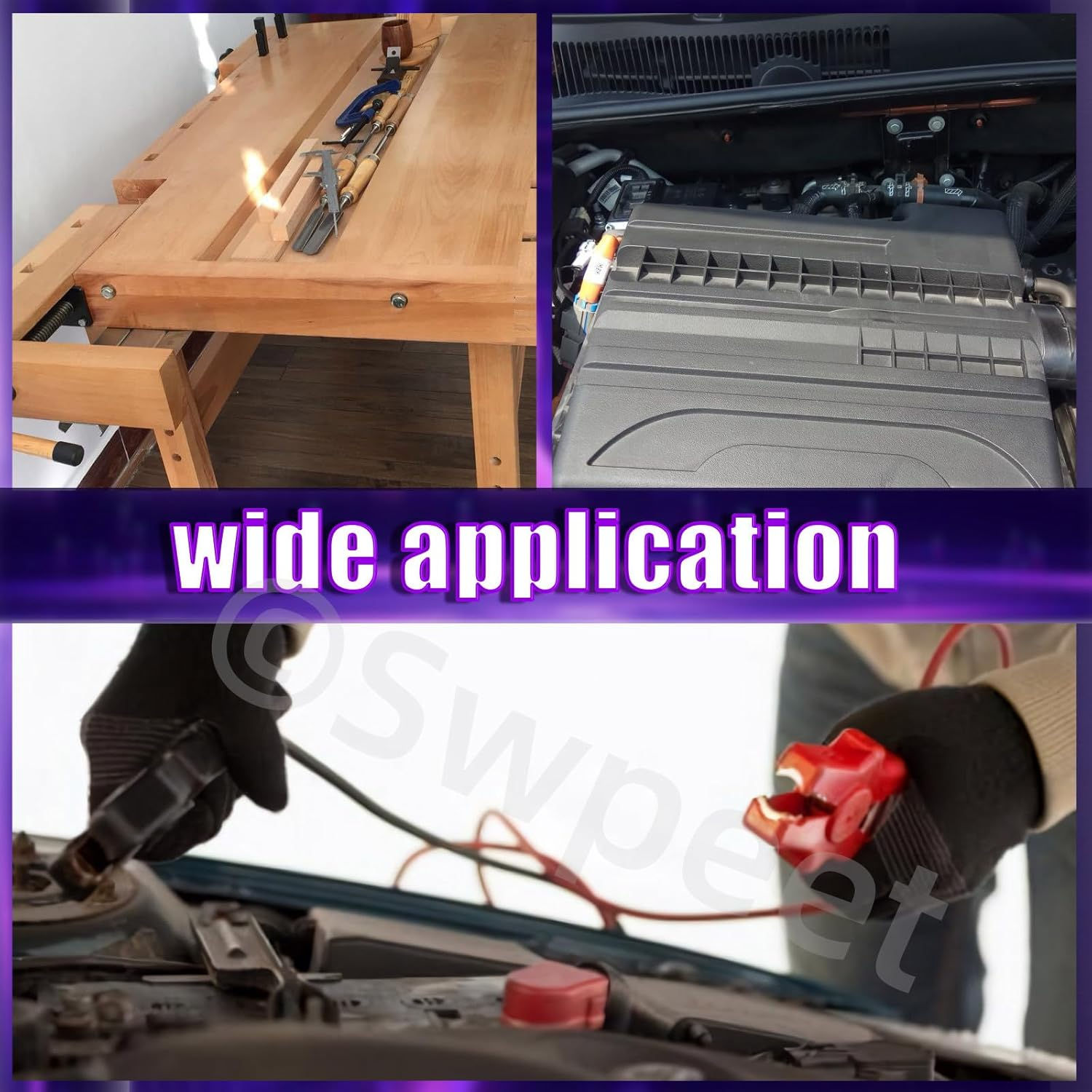 Swpeet 183Pcs Zinc Plated Auto Car U-Clip U Nut and Screw Assortment Kit, Car Clips Fasteners for Dash Door Panel Interior SAE image number 5