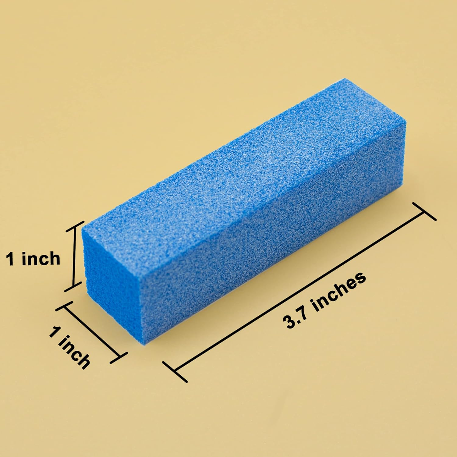 Natural and Acrylic Nail Buffing Blocks, 12-Pack, 4 Sided, Medium Grit (Multi-Colored) image number 5