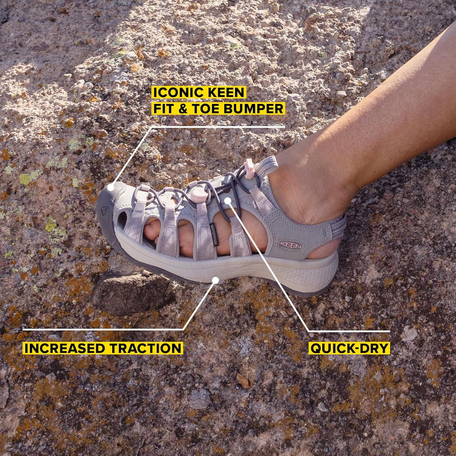 KEEN Women'S Astoria West Sandal, Grey Coral, 8.5 US image number 6