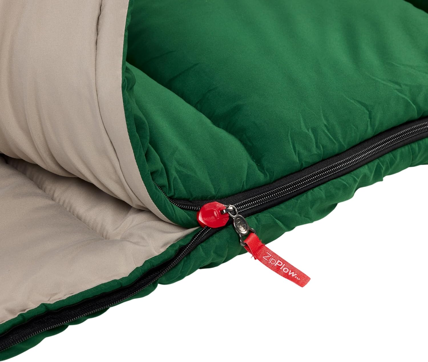 Coleman Mudgee -3&deg;C Double Sleeping Bag | 215X152Cm, Cold Weather, Polyester Fill with Extra Heat Retention, XL Stuff Sack, Brushed Polyester Shell & Lining, Comfort Cuff for Neck, Easy to Pack image number 3