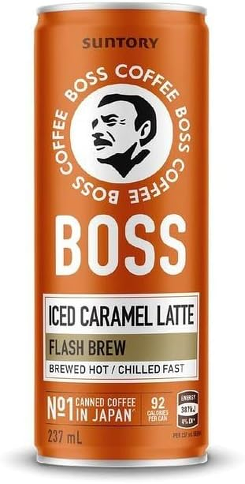 Boss Caramel Latte Iced Coffee 237 Ml (Pack of 12)