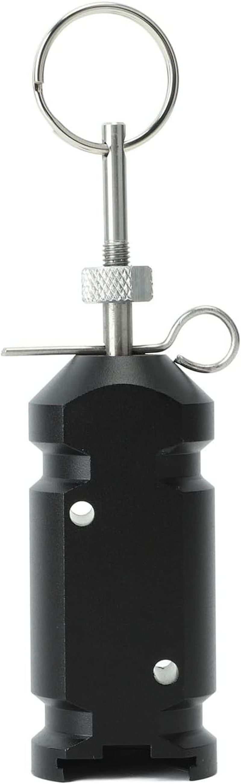 Trip Wire Alarm, 12 Gauge Perimeter Camping Trip Alarm, Aluminum Alloy Perimeter Defense Device, Early Warning Security System, 360&deg; Coverage Quad for Camping & Property Safety