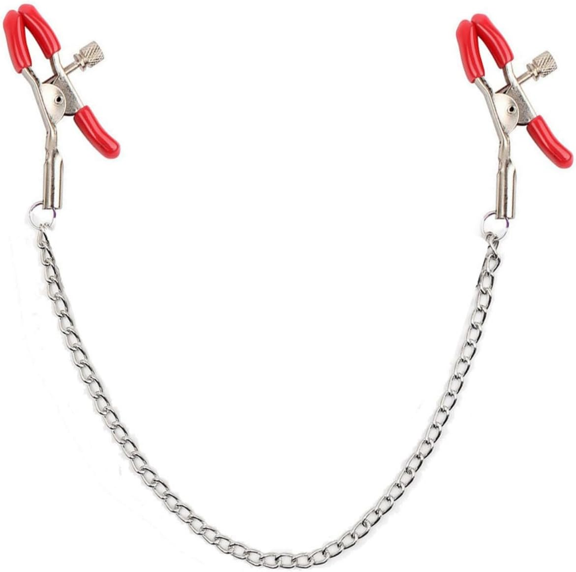 HUALI Nipple Clips Clamps Adjustable Pressure Breast Clamps Stainless Steel Non Piercing Nipple Rings Decorative Clip for Pleasure Toys Nipple for Women Men image number 6