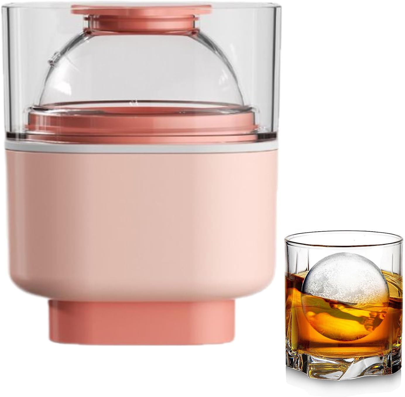 Ice Ball Mold, Large Silicone Ice Cubes Mold, Kitchen Gadgets for Food Candy Whiskey Beverage Coffee Bar Cocktails Parties Camping Drinking