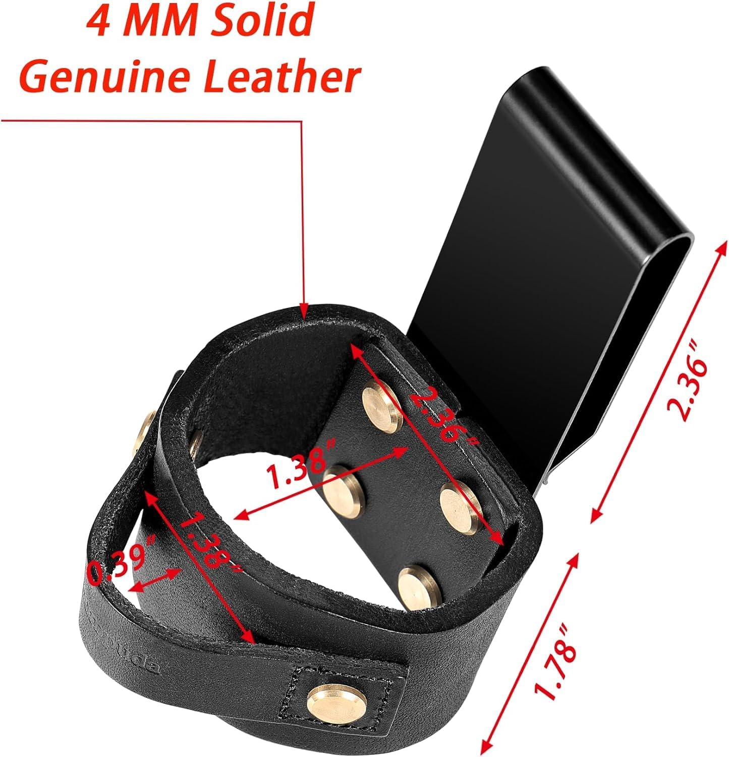 Hammer Holder,Hammer Holder for Belt,Hammer Loop,Hammer Holster,Clip-On Tool Belt Holster Holds Hammers,Hatchet, or Mallet. image number 5