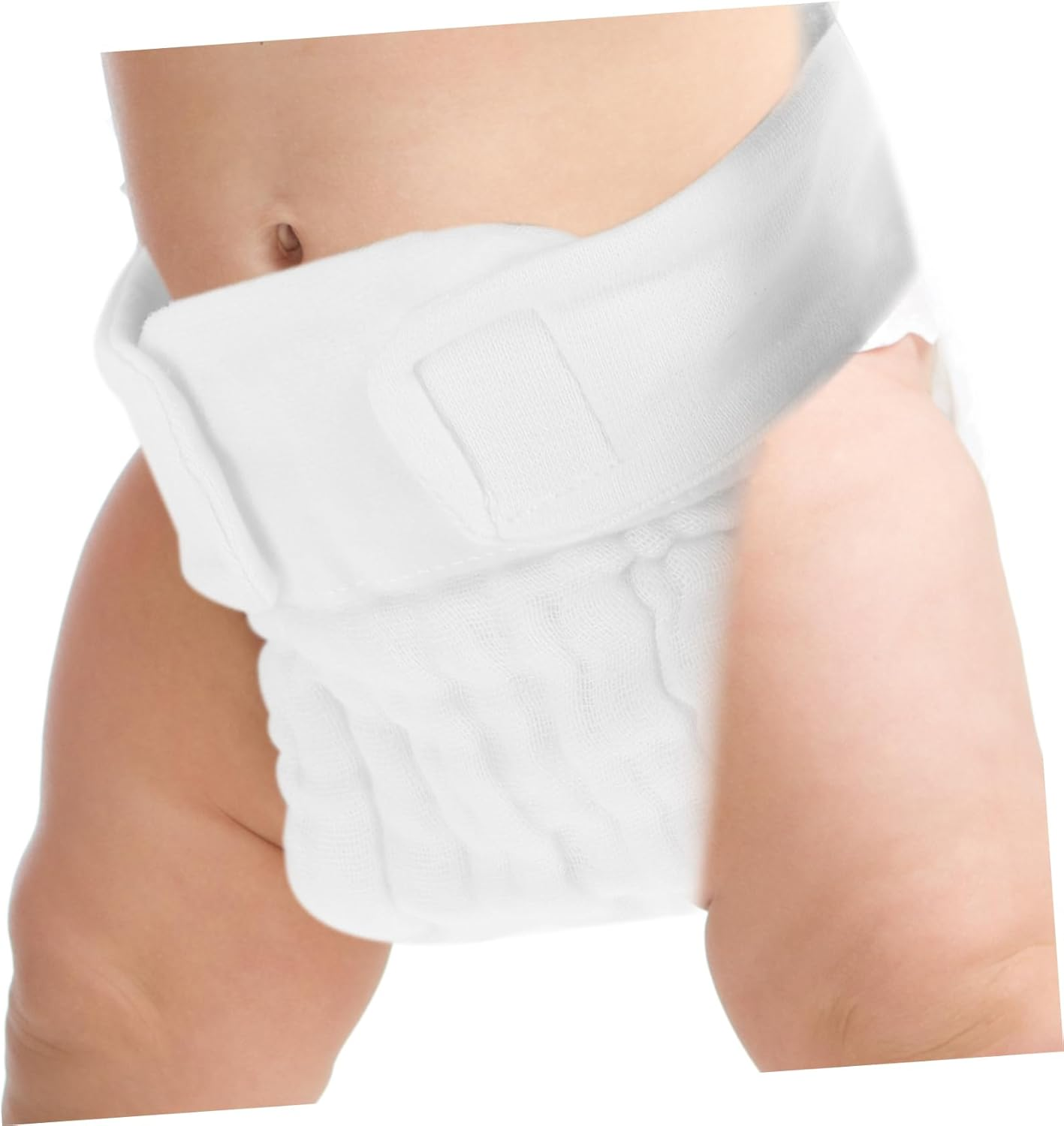 3Pcs Washable Cotton Diapers for Newborns Reusable Cloth Diaper Pants Inserts for Boys and Girls image number 5