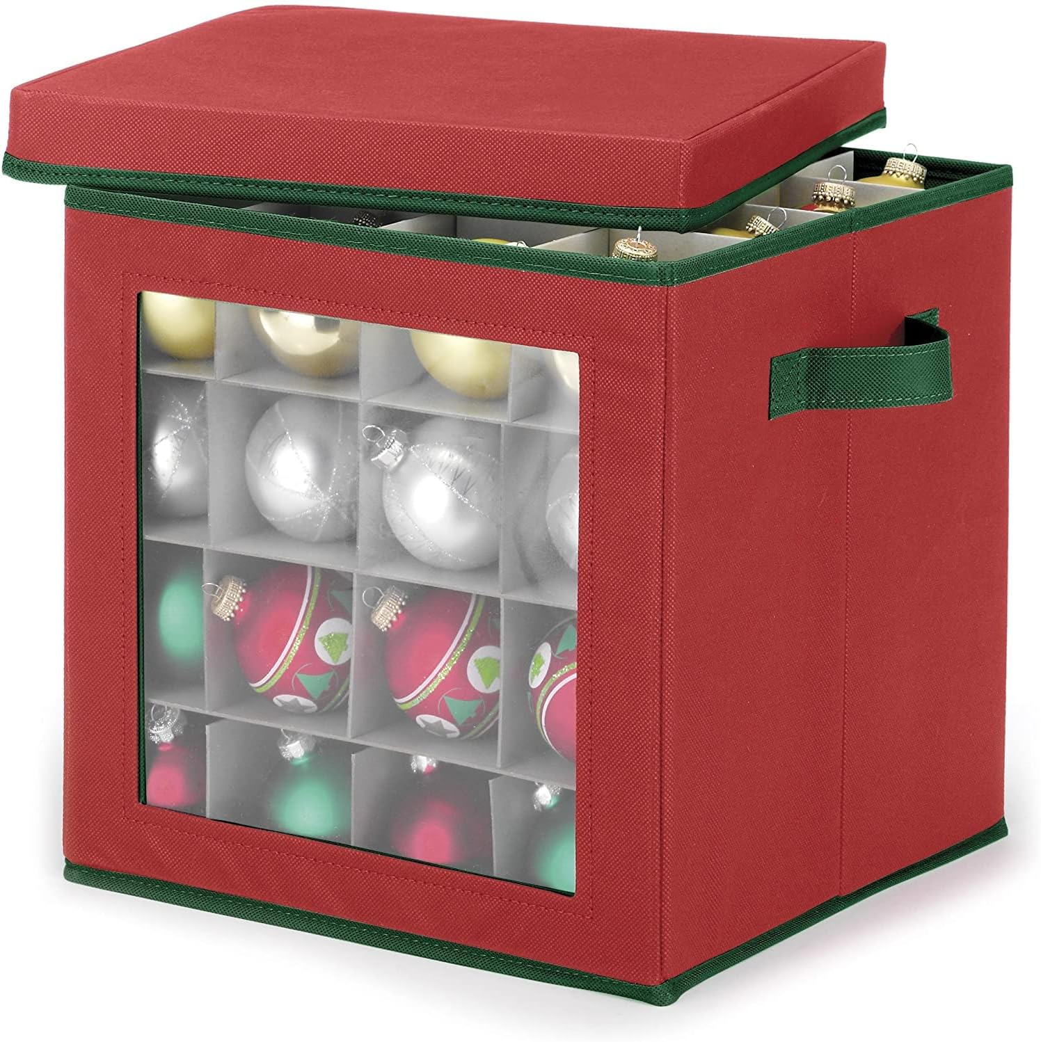 Whitmor Ornament Storage Cube, 64 Compartments image number 2