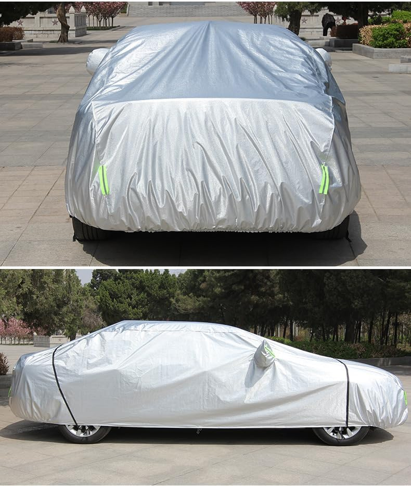 6 Layer Hatchback Full Car Cover Compatible with Toyota Yaris,Fit Honda Jazz,Fit Nissan Micra,Fit Fiat 500,Fit Mitsubishi Mirage,Fit Suzuki Alto Swift image number 1
