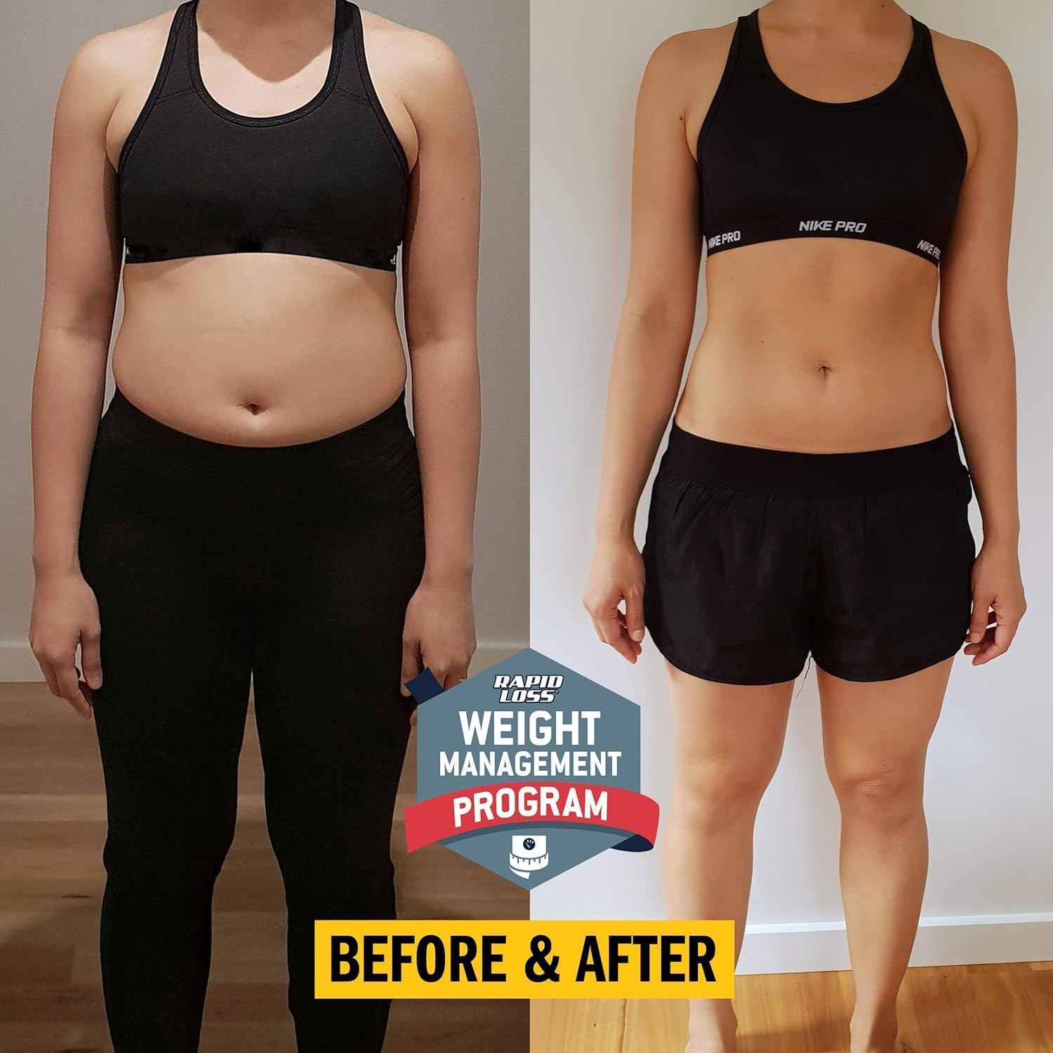 Rapid Loss Banana Protein Shake Mix 740G, VLCD Weight Loss Gluten Free Meal Replacement Shakes, Low Calorie, Low Carb, Low Sugar image number 3