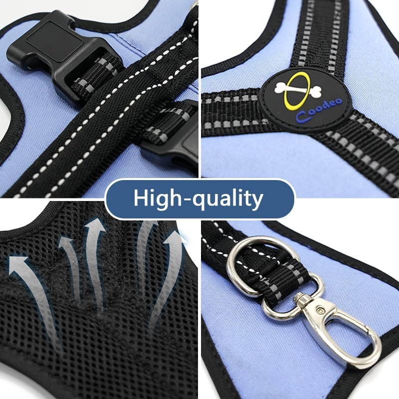 COODEO Dog Lift Harness, Support & Recovery Sling, Pet Rehabilitation Lifts Vest Adjustable Breathable Straps for Old, Disabled, Joint Injuries, Arthritis, Paralysis Dogs Walk (Xxlarge)