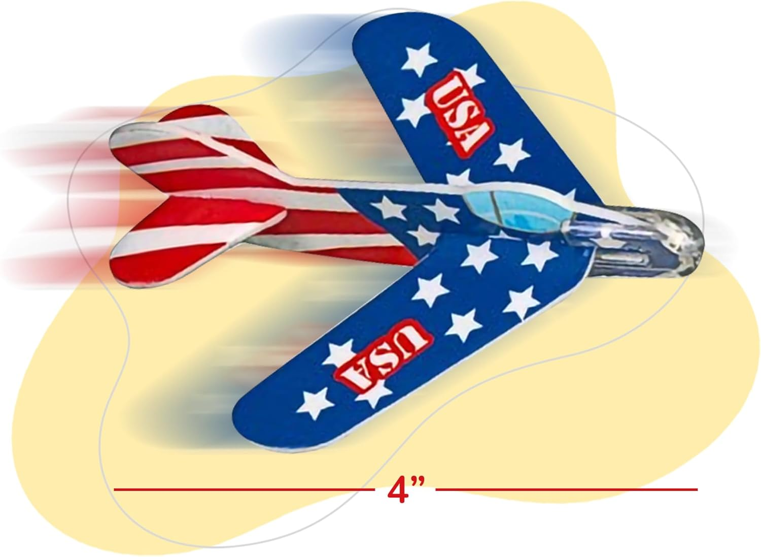 Artcreativity Foam Gliders for Kids - Bulk Set of 72 - Lightweight Planes with Various Designs - Individually Packed Flying Airplanes - Fun Birthday Party Favors, Goodie Bag Fillers for Boys and Girls image number 5