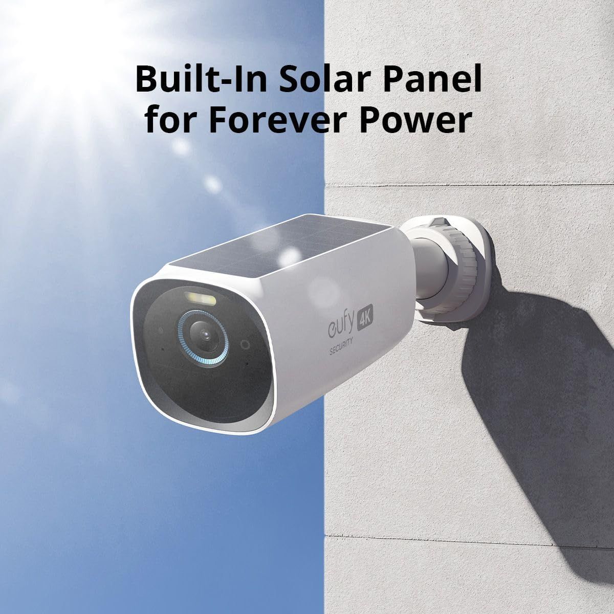Eufycam S330 Solar Security Camera System - 4K Wireless Outdoor Cameras - AI Face Recognition Home Surveillance with Night Vision - 2-Cam Kit with Local Storage - No Monthly Fee image number 3