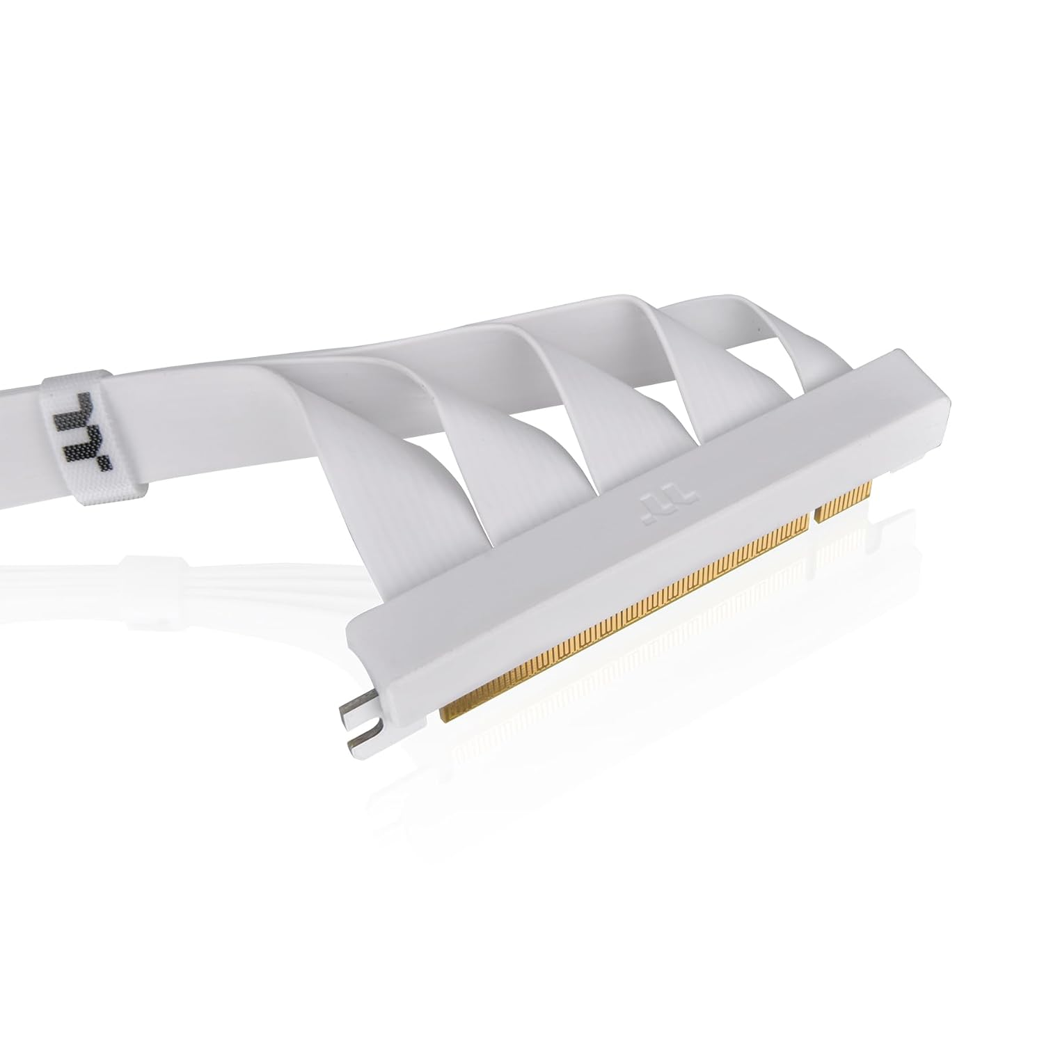 Thermaltake Dual 90 Degree PCI-E 4.0 Riser Cable - 400Mm White Edition, AC-077-CO6OTN-C1 image number 3