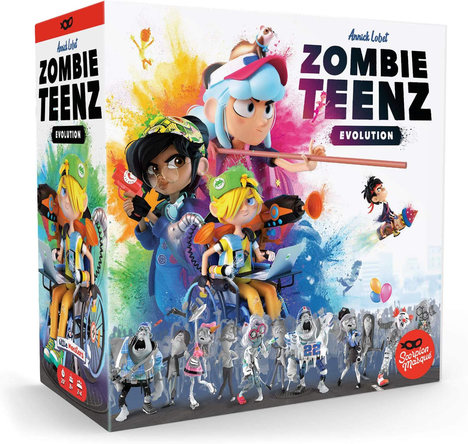 IELLO Zombie Kidz Evolution Multiplayer Card Game image number 5