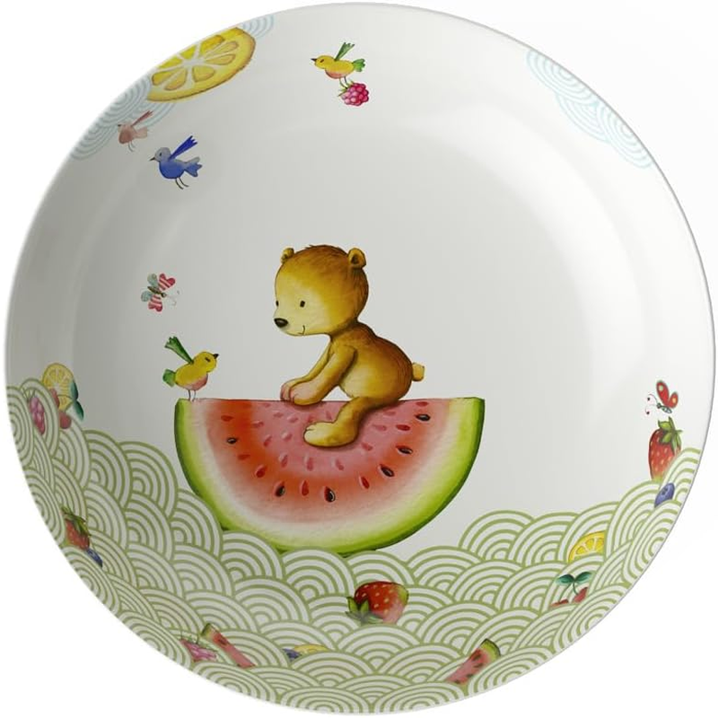 Villeroy & Boch 14-8665-2640 Hungry as a Bear Children'S Plate, Porcelain
