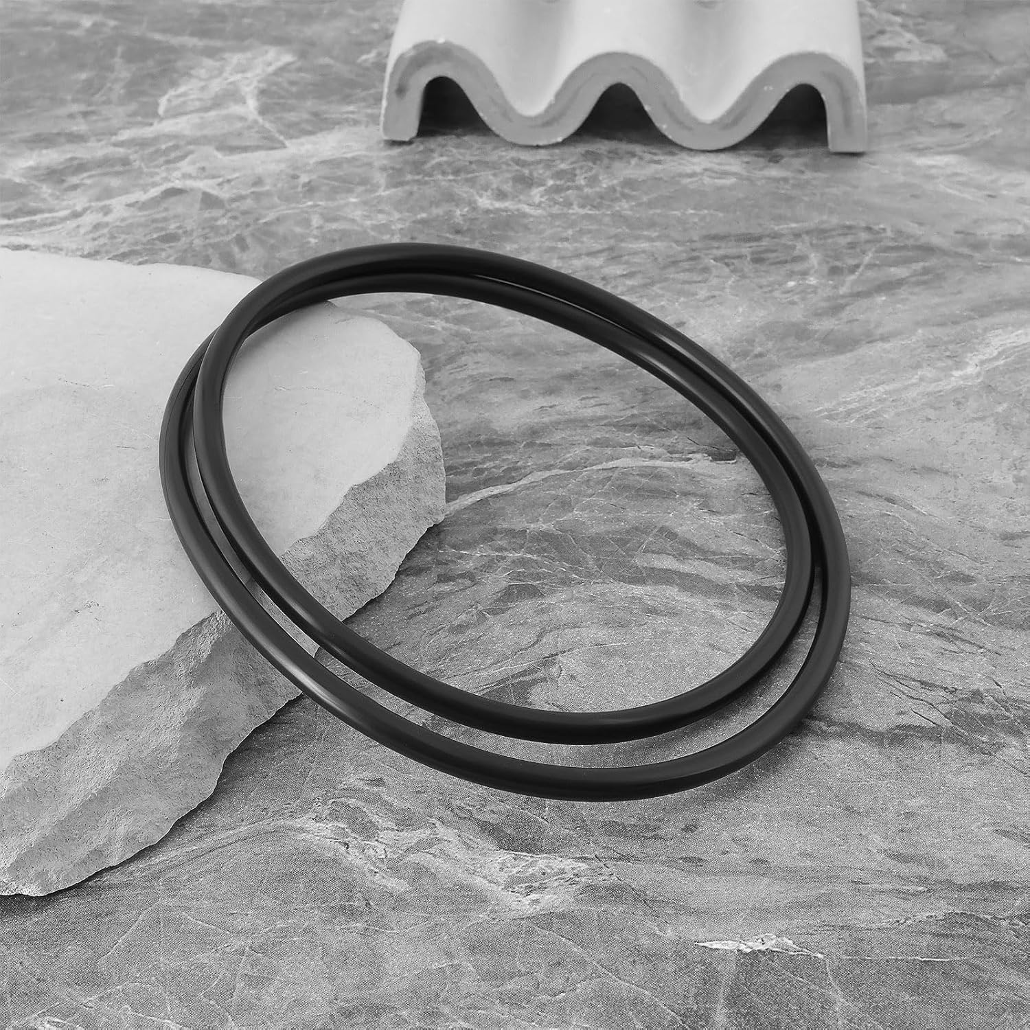 Emagtech 2PCS Canister Filter Replacement Seal O-Ring Compatible with Sunsun HW304A HW304B Canister Filter Aquarium Filter Seal O-Ring for Filter System image number 3