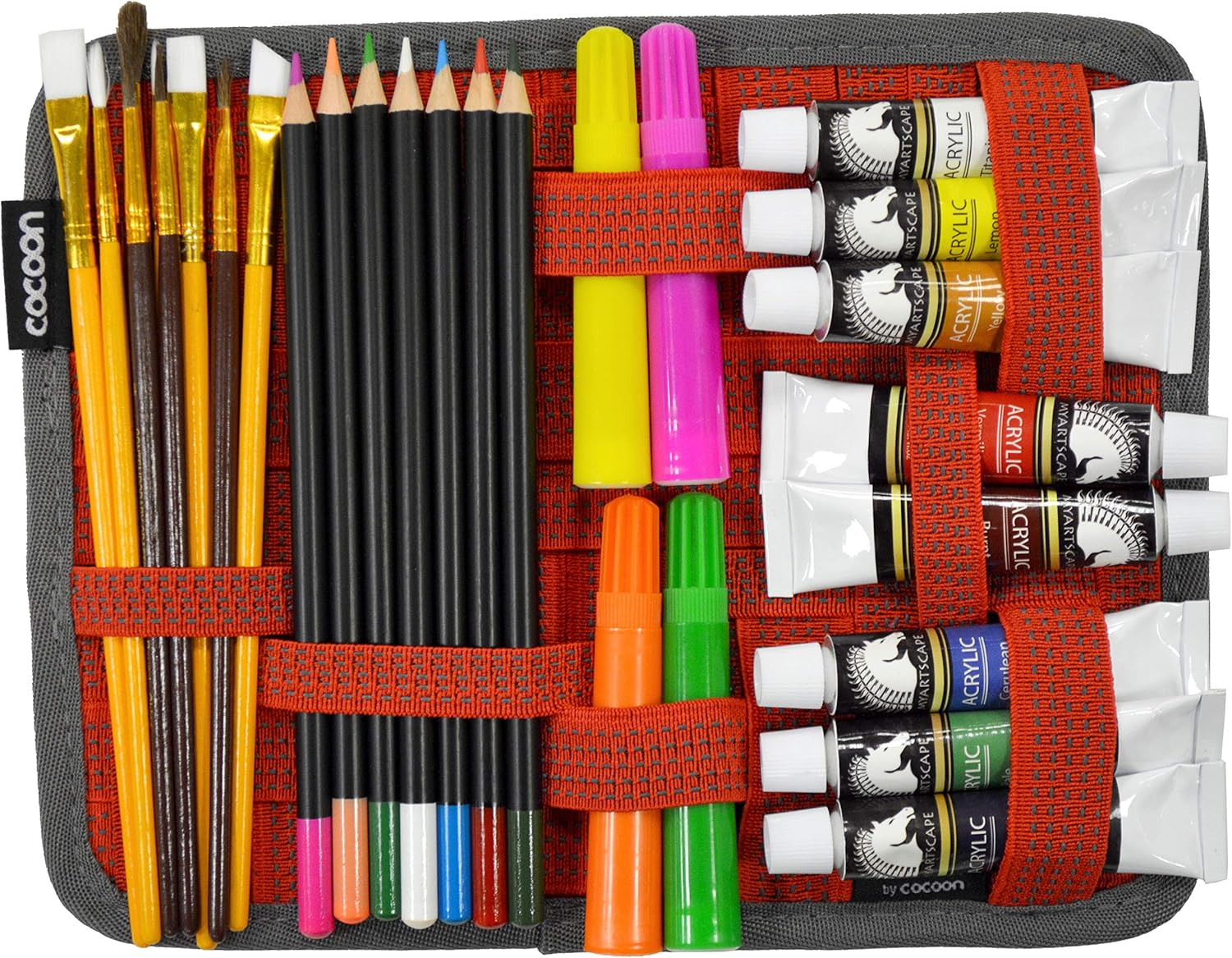 Cocoon CPG7RD GRID-IT!&reg; Organizer Small 7.25" X 9.25" (Racing Red) image number 6