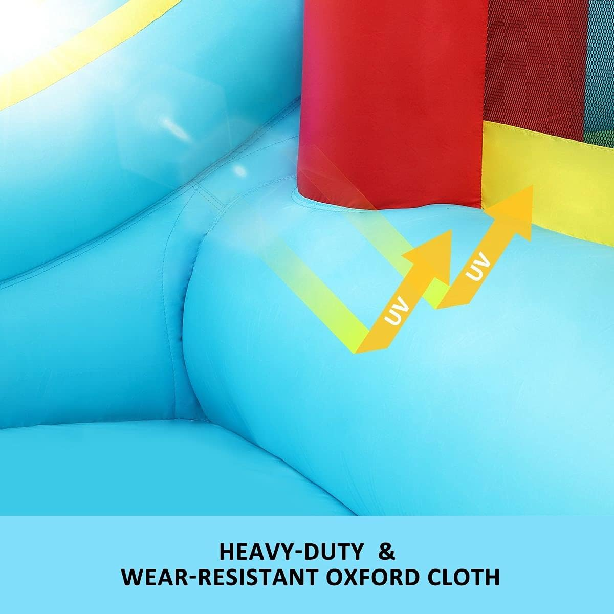 All in 1 Inflatable Water Park Water Slide Cannon Climbing Bouncer Castle Kids Play Toy image number 5