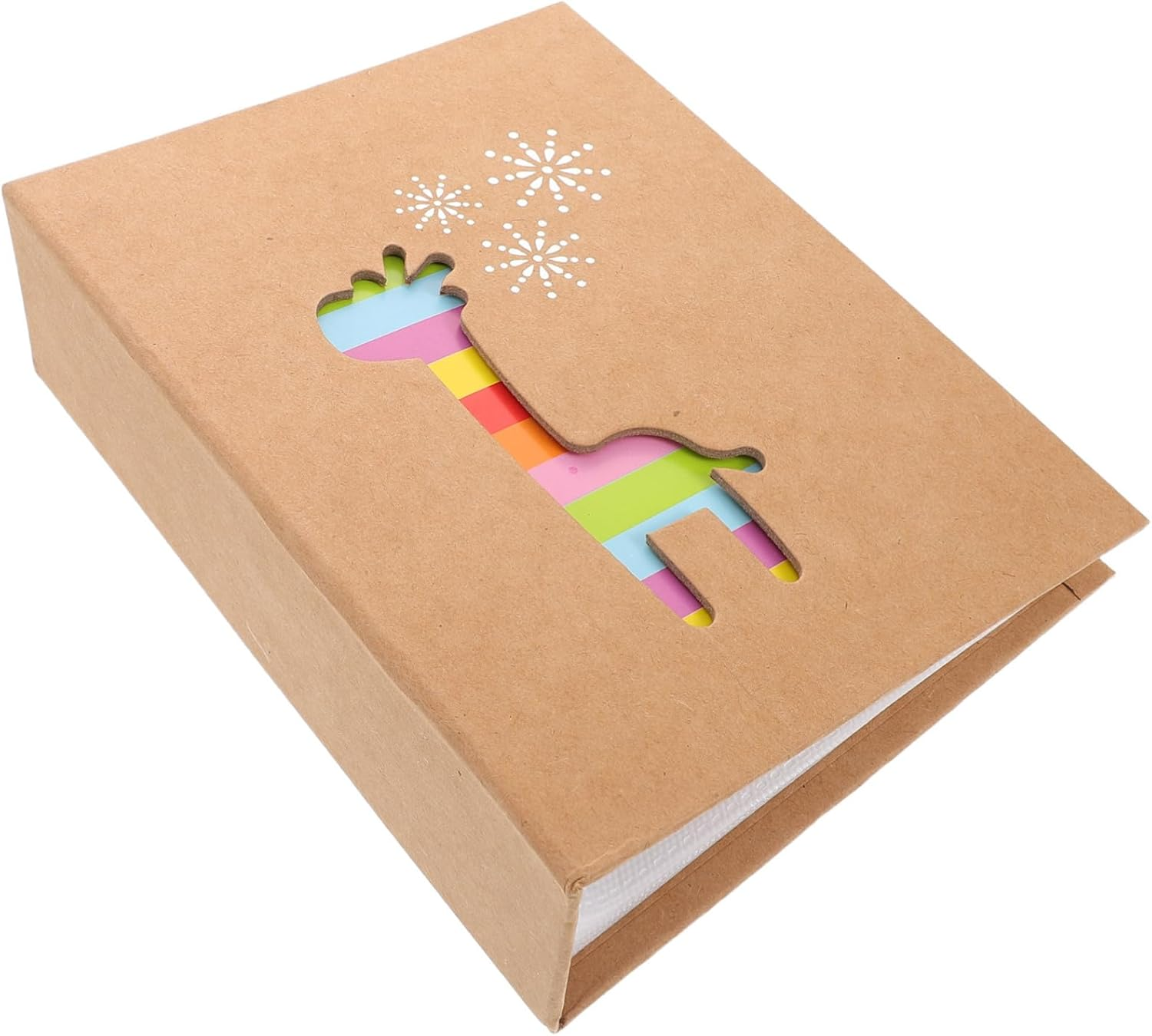 BELLIFFY Growth Memory Scrapbook Album Photo Capacity Kraft Picture Book for Showers and Birthday Celebrations Easy Photo Management and Insert Design image number 5