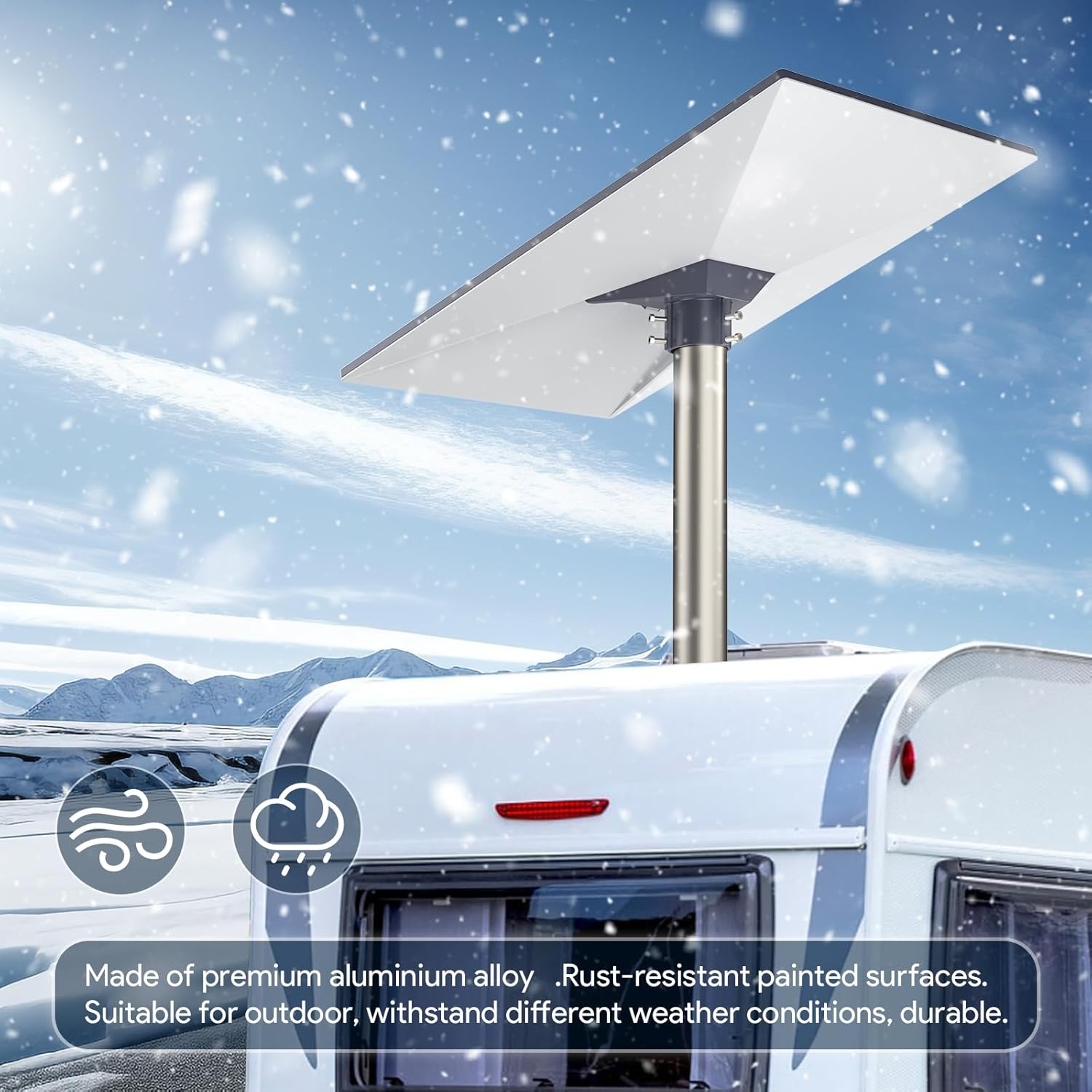 Starlink Gen 3 Pipe Adapter, Durable Aluminum Starlink Pole Mount Kit, Compatible with STARLINK Standard Dish, V3 Kickstand Dishy, Easy Installation & Secure Starlink Gen 3 Mount for Antenna Star Link image number 4