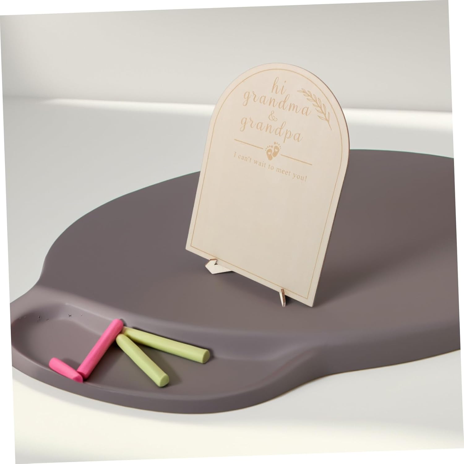 Memorial Display Board Wooden Milestone Sign Newborn Pregnancy Announcement Prop Shower Decor Keepsake Photo Frame for Nursery image number 1