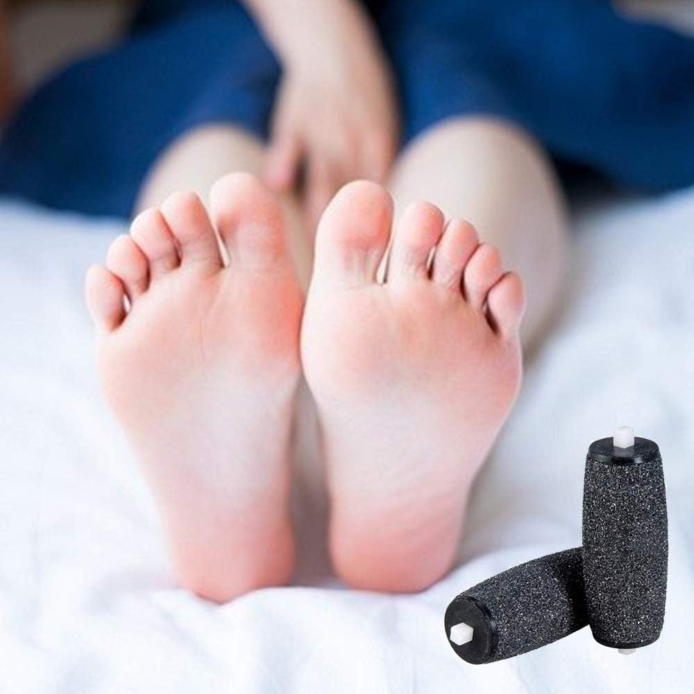 10 Extra Coarse Replacement Roller Refill Heads Compatible with Amope Pedi Perfect Electronic Foot File with Diamond Crystals image number 3