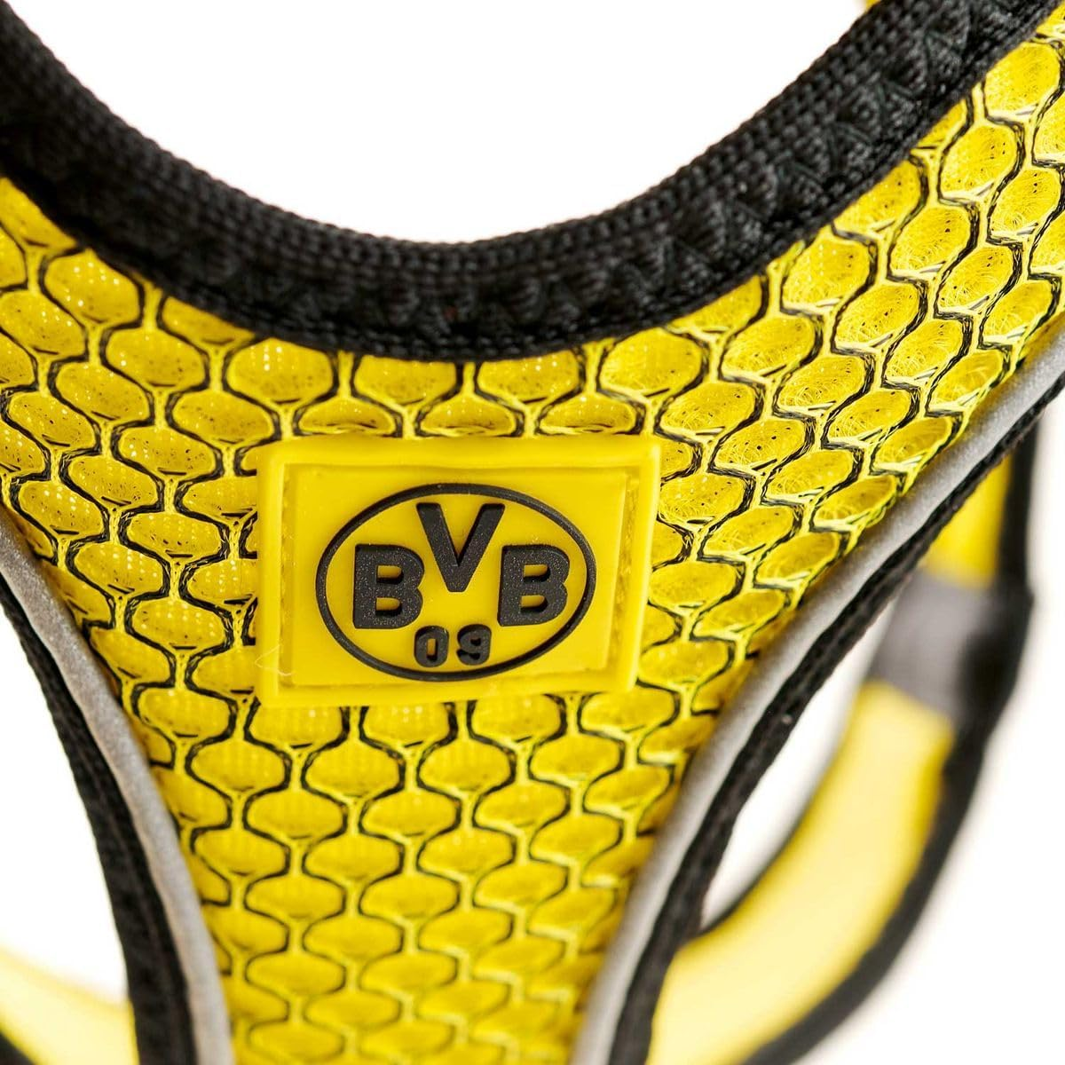 HUNTER Hilo Comfort BVB Dog Harness with 3D Mesh Material, Reflective, S-M, Yellow image number 4