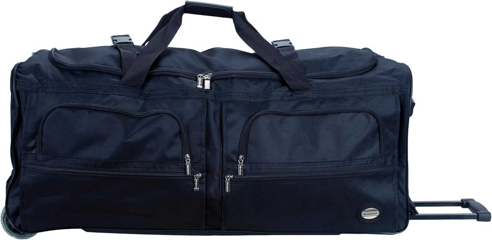 Rockland Rolling Duffel Bag, Black, 36"