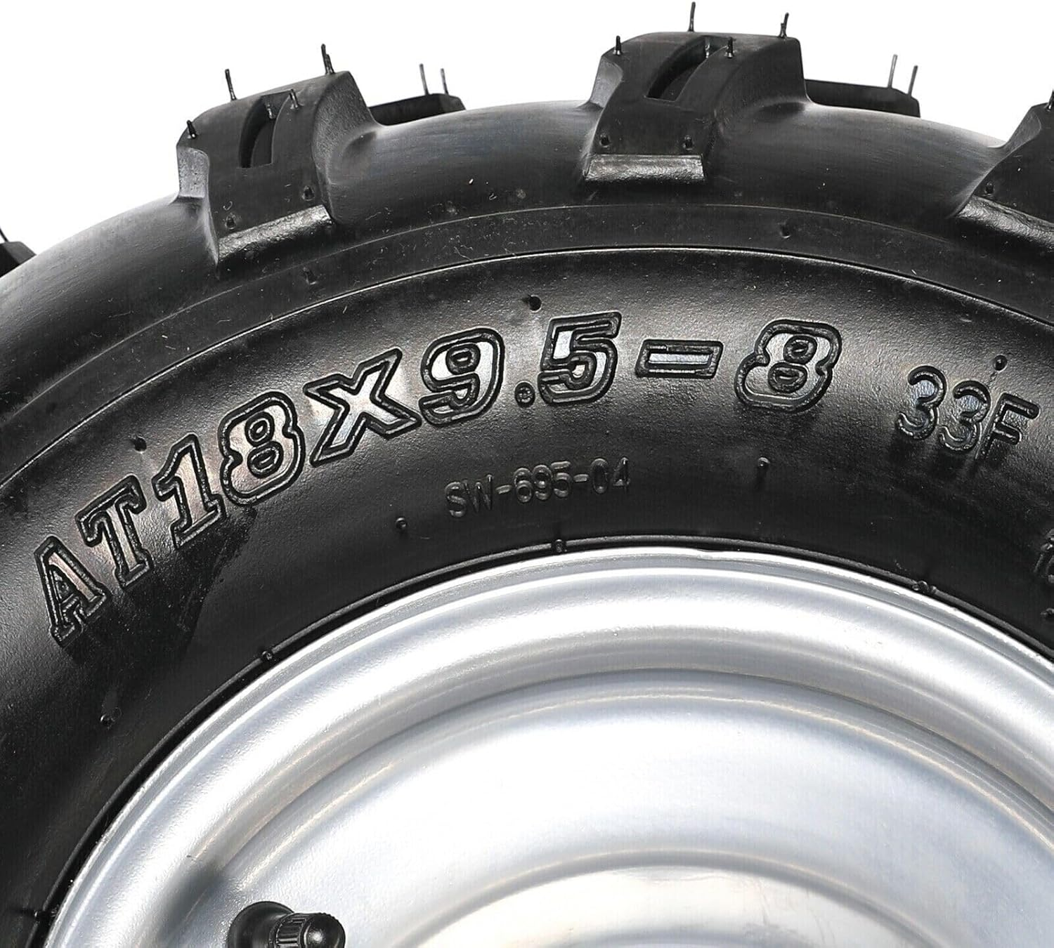 TDR 8" 18X9.50-8 REAR TYRE on RIM WHEEL 150CC ATV QUAD Bike BUGGY RIDEON MOWER 4PLY