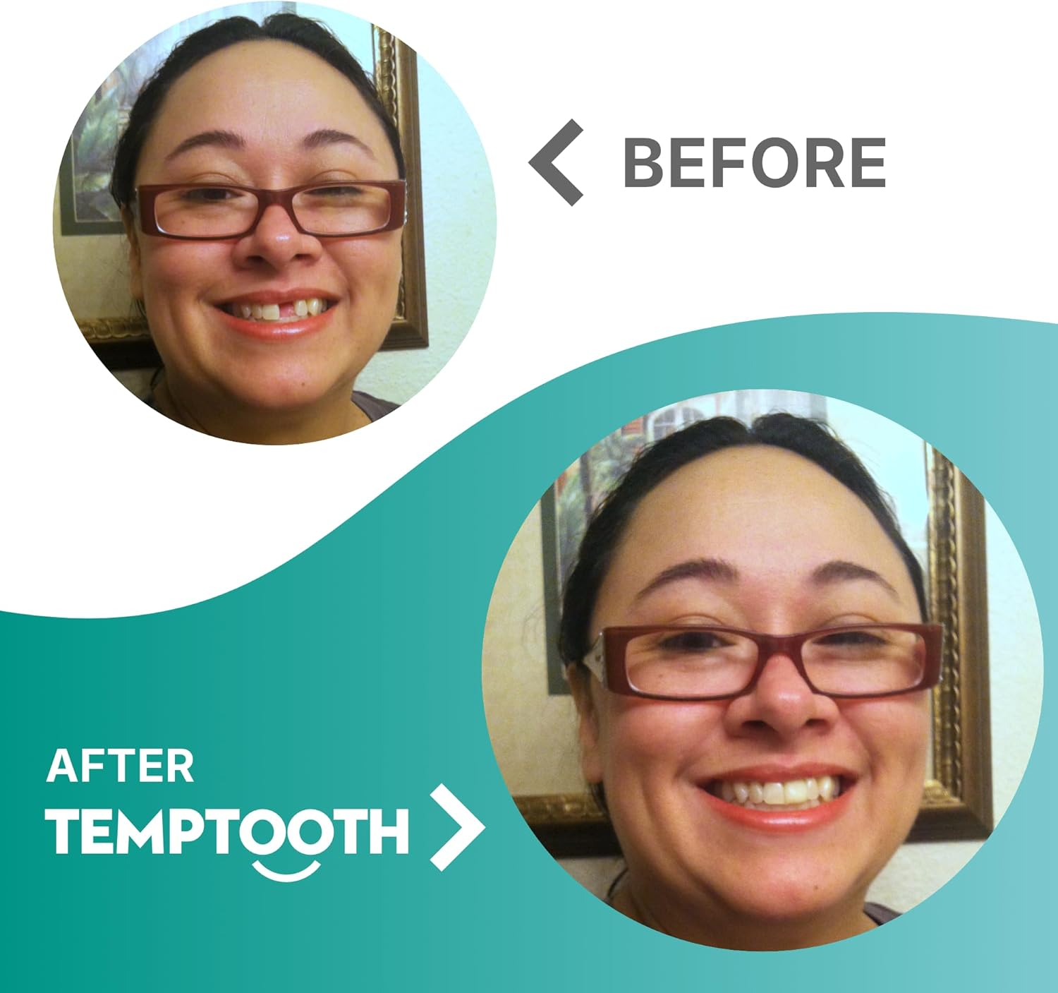 Temptooth Tooth Replacement Product with Coloring Material image number 3