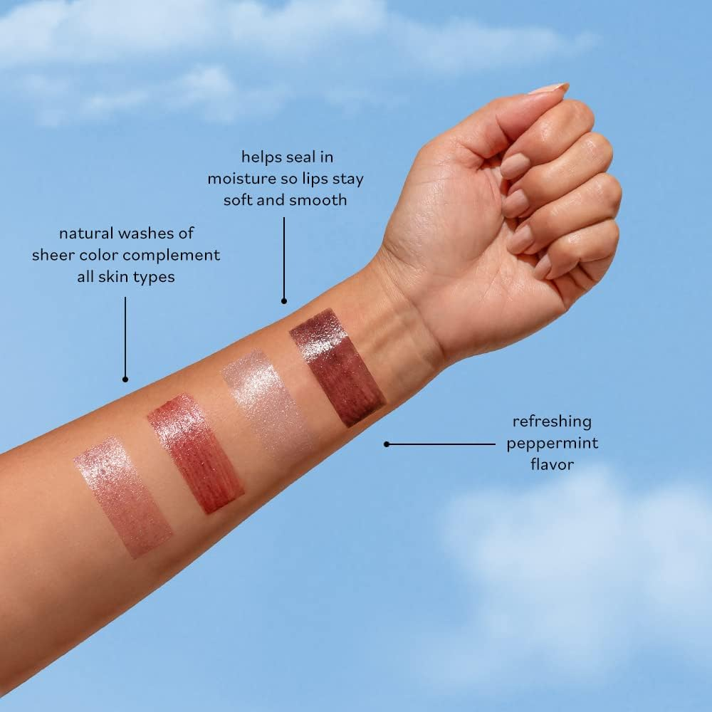 Sky Organic Tinted Lip Balm 4 Pack Assorted Colors - with Beeswax, Coconut Oil, Cocoa Butter, Vitamin E- Minty Lip Plumper for Dry, Chapped Lips- Tinted Lip Moisturizer. Made in Usa image number 5