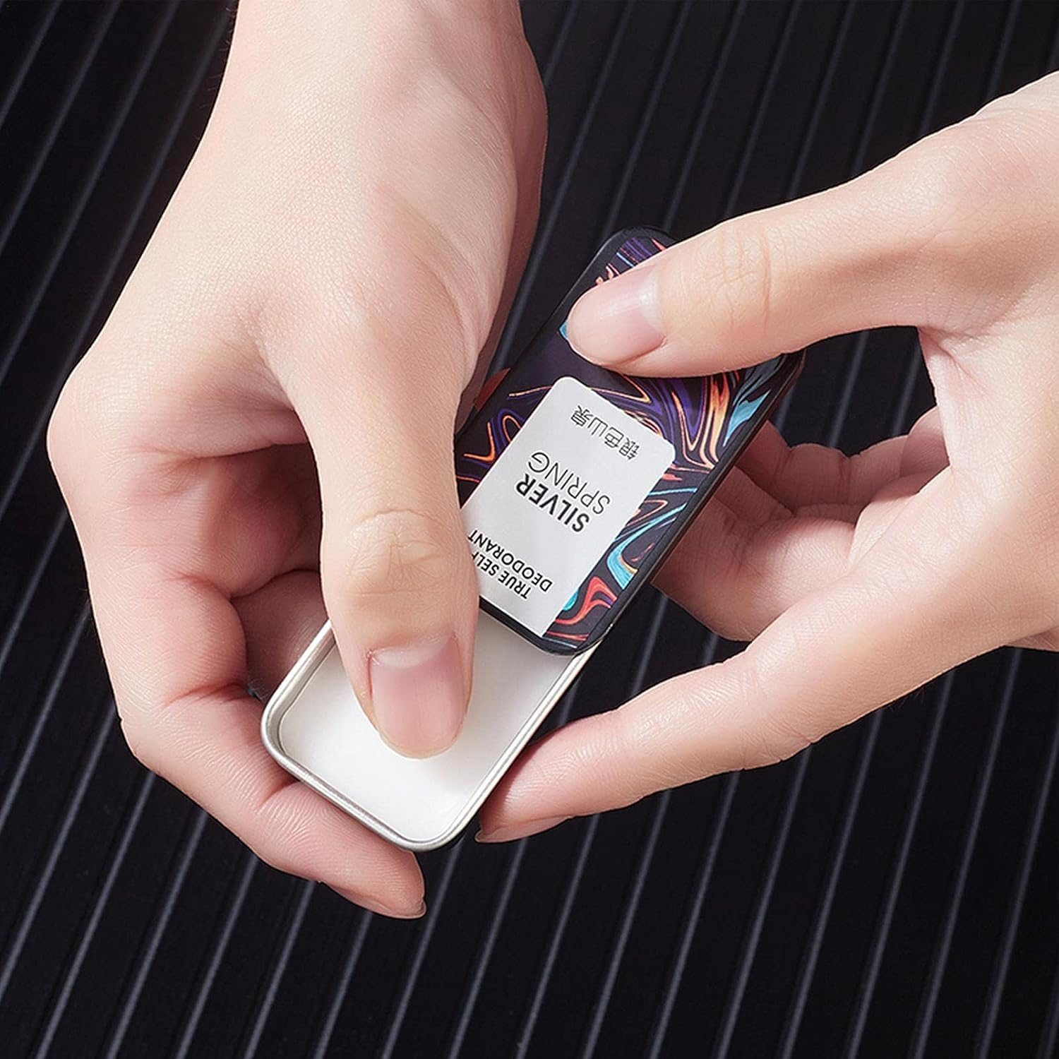 3 Pieces Solid Cologne, Natural Scent Solid Scent Set Non-Alcoholic, Portable Case Design Scents for Men and Women Long-Lasting Aroma image number 2