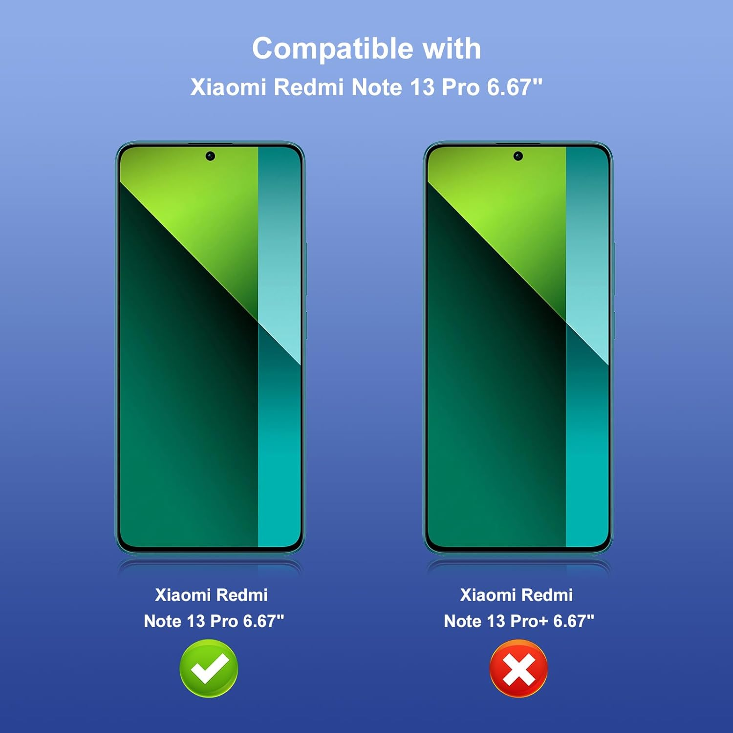 Phoona Privacy Screen Protector for Xiaomi Redmi Note 13 Pro 5G, Pack of 2, anti Spy Screen Protector, Privacy Screen Protector 9H Hardness Tempered Glass Bubble-Free Privacy Film image number 5