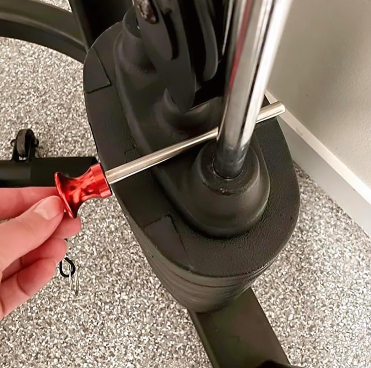 Treadlife Fitness Universal Weight Stack Pin for Commercial Gym or Home Gym | Pin Insert | Heavy Duty | Health Club Grade Steel Gym Accessories image number 6