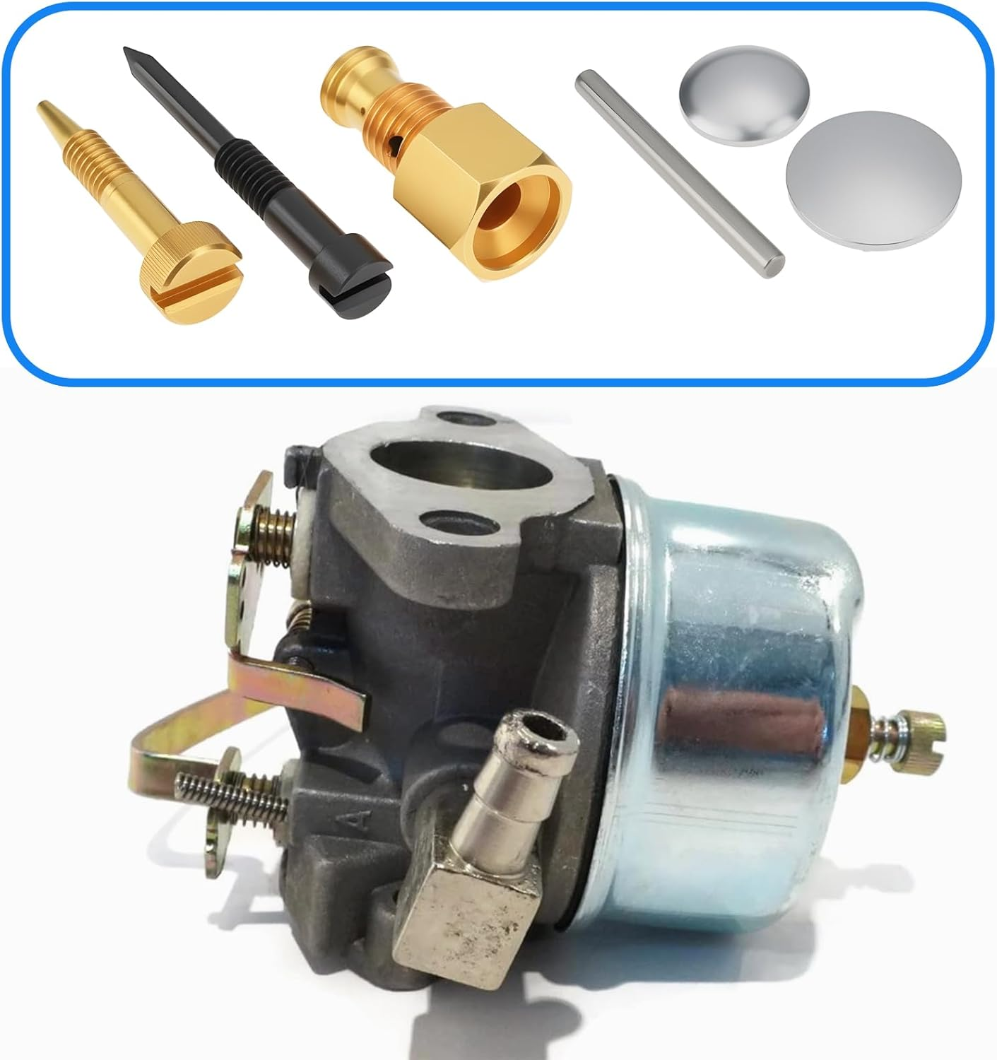 Ecsing Carburetor Rebuild Kit Compatible with Tecumseh H25-H70 HH40-HH70 Engines image number 4