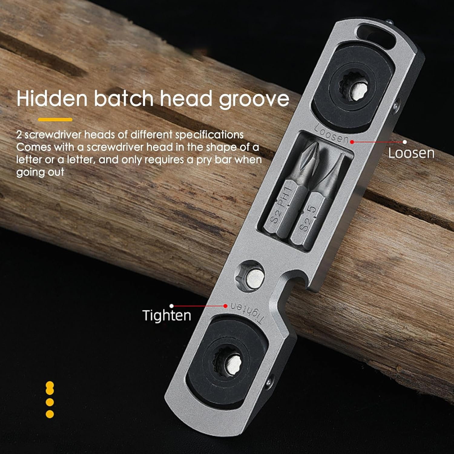 Pry Bar | Key Chain Pry Bar,Heavy-Duty Compact Lightweight Tool Wrench for Automotive Repair Firefighting Rescue Home Improvement image number 2