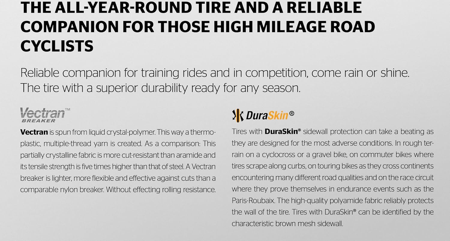 Continental Unisex'S Grand Prix 4 Season Tyre, Black, 700 X 25 C image number 2