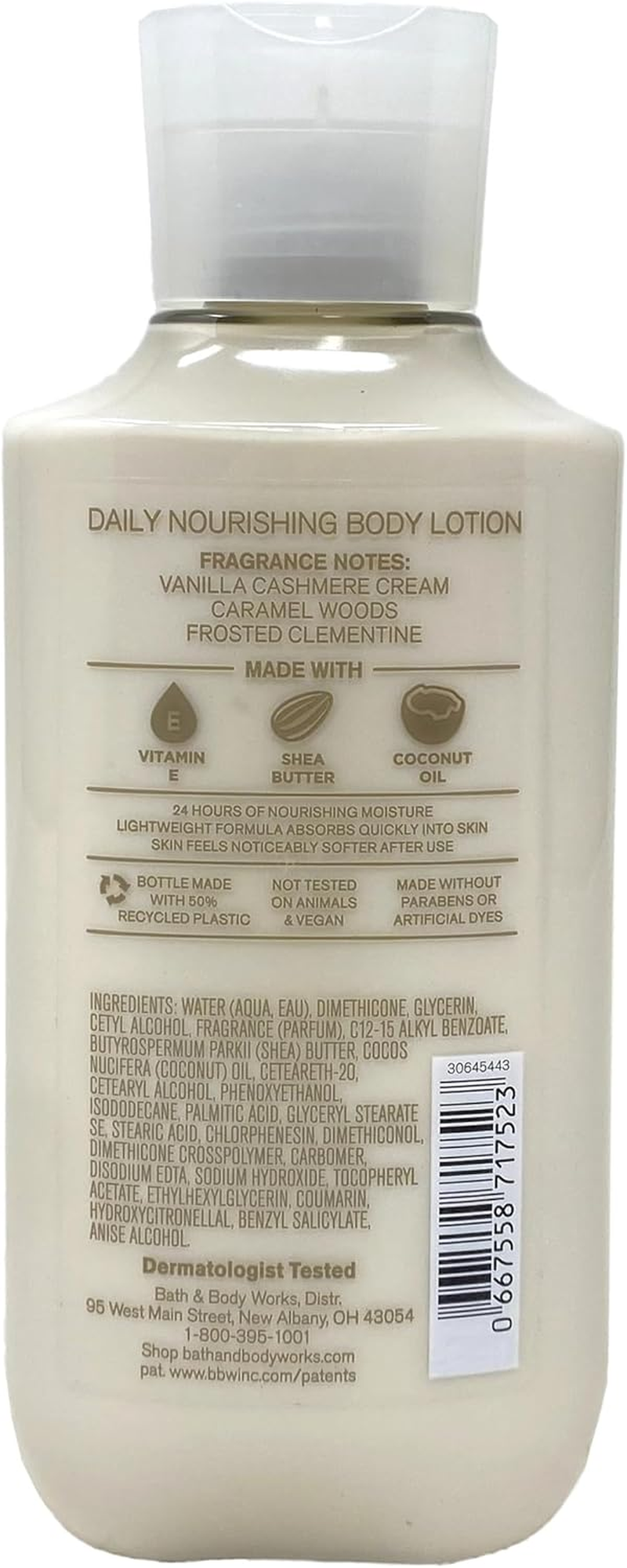 Lot of 3 Bath & Body Works Snowflakes & Cashmere Shea & Vitamin E Body Lotion 240Ml Each image number 2