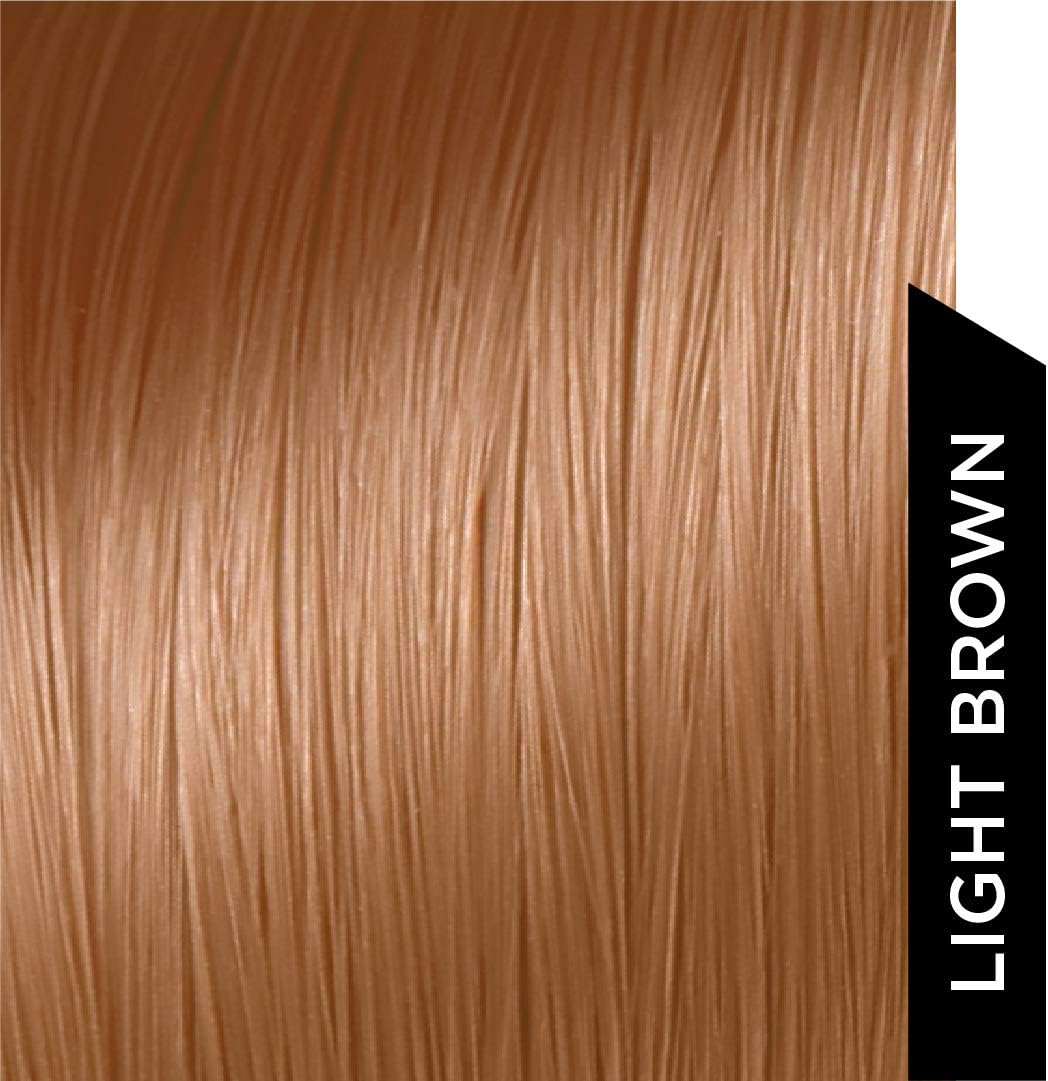 HAIRATIN Building Fibers for Thinning Hair, Light Brown, 28G - Achieve Fuller, Natural Looking Results, Instantly Conceals Hair Loss in 10 Seconds, Thickener & Bald Spot Cover up for Men & Women image number 1