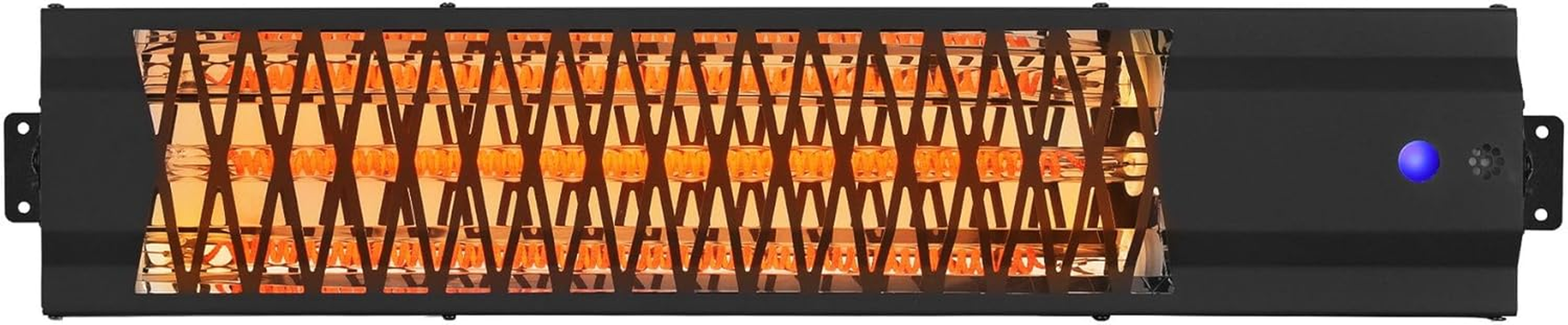 Devanti Radiant Heater, 2000W Portable Electric Infrared Strip Heaters for Bedroom Indoor Home Room Bathroom Space Heating, Remote Control Wall Ceiling Mounted Black image number 2