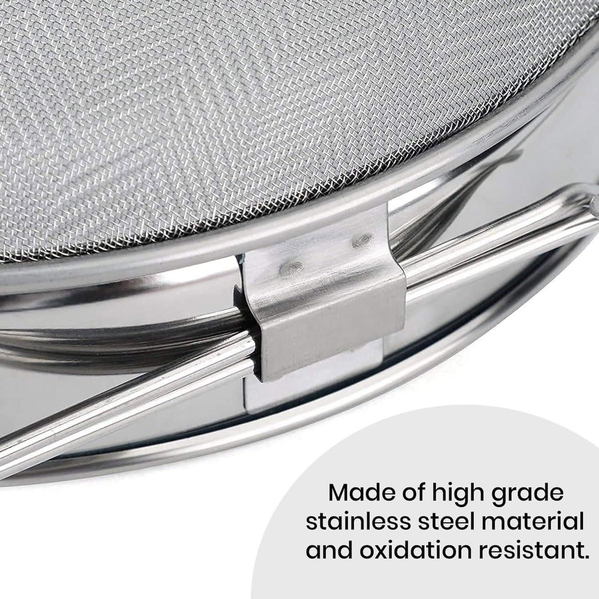 OZBEE 2 Pack Plastic Honey Bucket 20 Liter Pail with Double Seal Honey Gate, Handle & Sealed Lid | Stainless Steel Double-Layer Honey Sieve Filter, Extractor & Strainer | Beekeeping Harvesting Kit image number 3