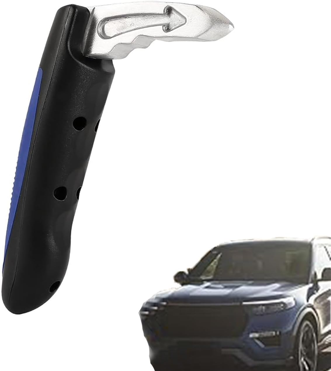 Car Door Assist Handle,Door Handle for Elderly, 4 in 1 Car Grab Handle Assist Door Latch Multifunction Grab Handle Auto Cane Vehicle Support for Injured Handicap and Senior（Blue） image number 3